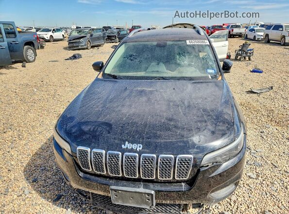 1C4PJLLN4KD164240 2019 JEEP CHEROKEE Black Widok z przodu