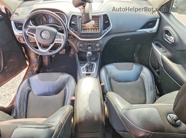 1C4PJLLX0JD510431 2018 JEEP CHEROKEE Черный Вид панели приборов