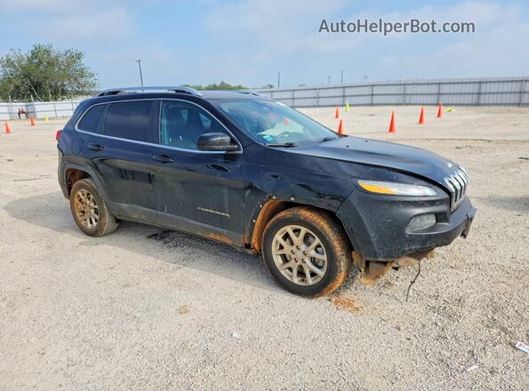 1C4PJLLX0JD510431 2018 JEEP CHEROKEE Черный Передняя правая четверть