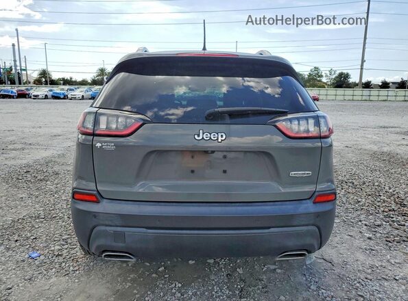 1C4PJLMXXD235766 2021 JEEP CHEROKEE Gray Widok z tyłu