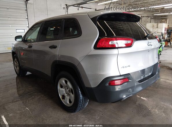 1C4PJMAB4HD225075 2017 JEEP CHEROKEE Silver Հետևի ձախ