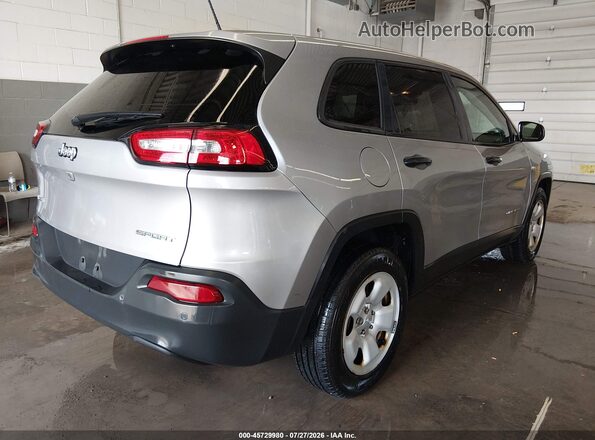 1C4PJMAB4HD225075 2017 JEEP CHEROKEE Silver Հետևի աջ