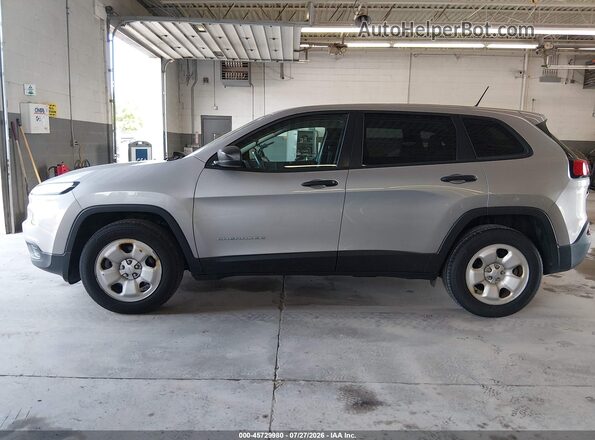 1C4PJMAB4HD225075 2017 JEEP CHEROKEE Silver 
