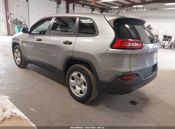 1C4PJMABXGW343487 2016 JEEP CHEROKEE Gray Trasero izquierdo
