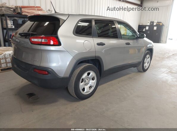 1C4PJMABXGW343487 2016 JEEP CHEROKEE Gray Trasero derecho