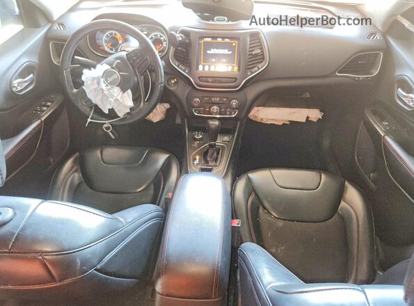 1C4PJMBN4KD474623 2019 JEEP CHEROKEE White Առջևի վահանակի տեսք