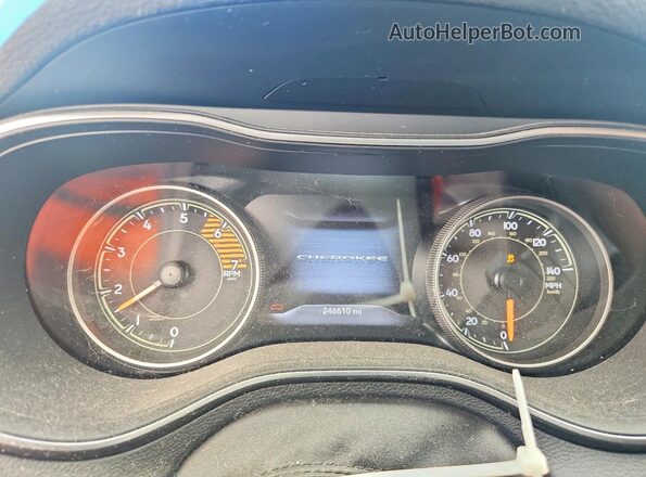 1C4PJMBN4LD546499 2020 JEEP CHEROKEE Blue Widok zestawu wskaźników