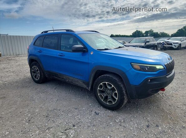 1C4PJMBN4LD546499 2020 JEEP CHEROKEE Blue Przód prawy