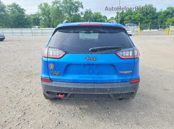 1C4PJMBN4LD546499 2020 JEEP CHEROKEE Blue Widok z tyłu