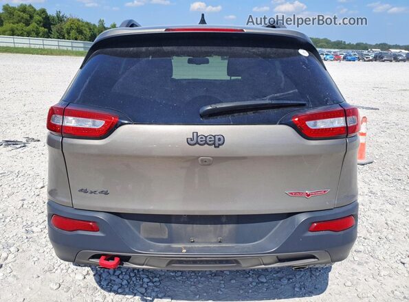 1C4PJMBS0GW377730 2016 JEEP CHEROKEE Brown Հետևի տեսք
