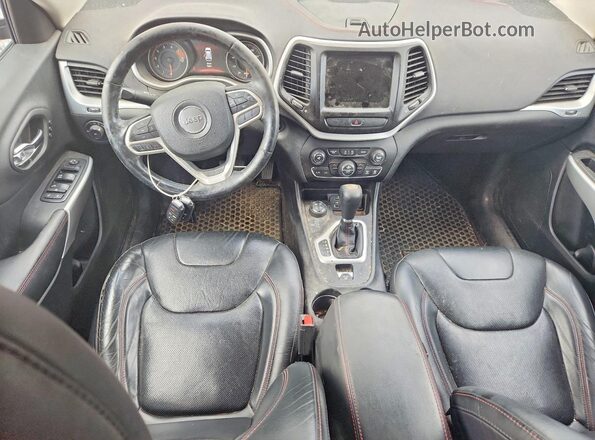 1C4PJMBS6HW628039 2017 JEEP CHEROKEE Burgundy წინა პანელის ხედი