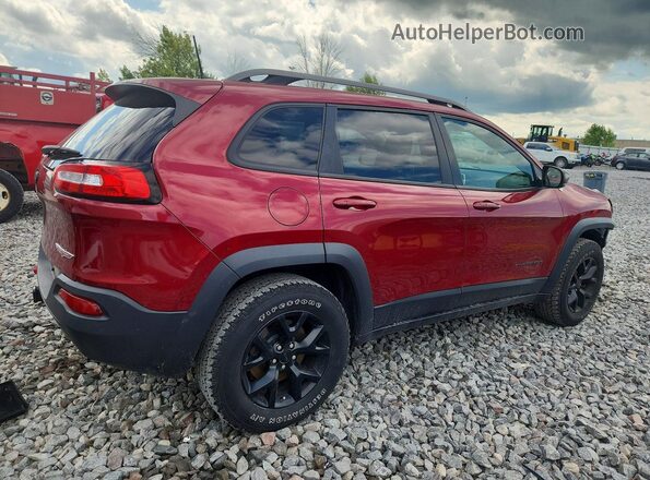 1C4PJMBS6HW628039 2017 JEEP CHEROKEE Burgundy უკანა მარჯვენა