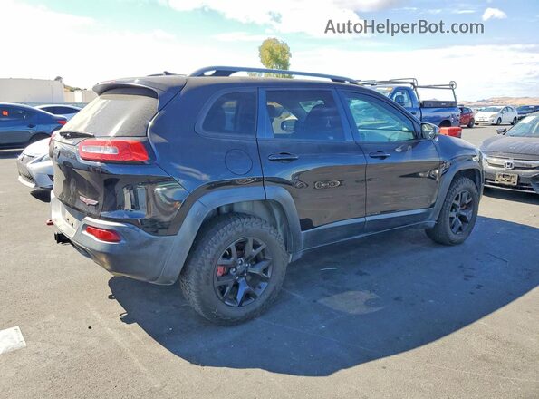 1C4PJMBS7GW215397 2016 JEEP CHEROKEE Черный Задняя правая четверть