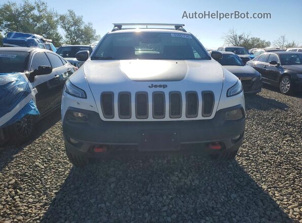 1C4PJMBX0JD602808 2018 JEEP CHEROKEE White Widok z przodu