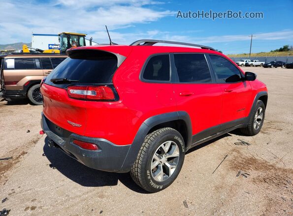 1C4PJMBX3JD607243 2018 JEEP CHEROKEE Red Հետևի աջ