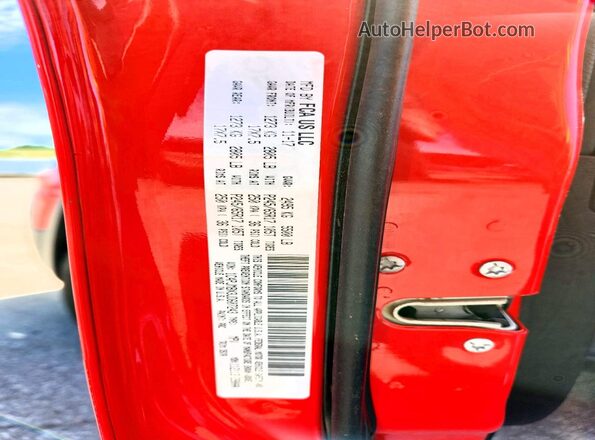 1C4PJMBX3JD607243 2018 JEEP CHEROKEE Red VIN կոդի պիտակի տեսք