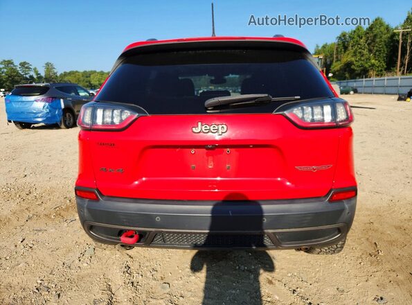 1C4PJMBX3KD183290 2019 JEEP CHEROKEE Красный Вид сзади