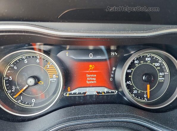 1C4PJMBX3KD183290 2019 JEEP CHEROKEE Красный Вид щитка приборов