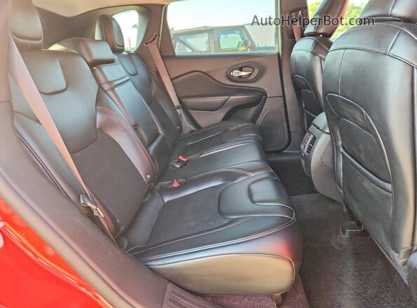 1C4PJMBX3KD183290 2019 JEEP CHEROKEE Красный Вид задней части салона