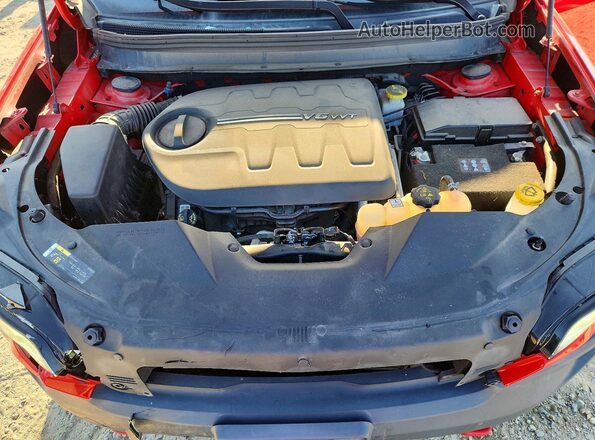 1C4PJMBX3KD183290 2019 JEEP CHEROKEE Красный Вид подкапотного пространства