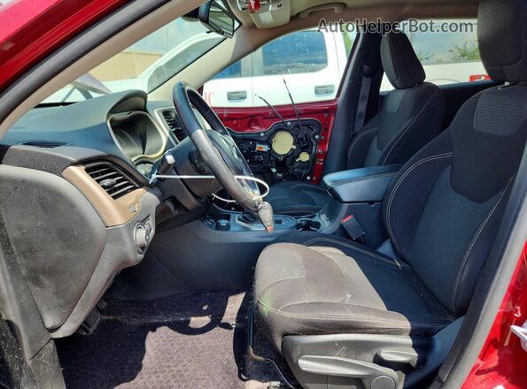 1C4PJMCB1GW359655 2016 JEEP CHEROKEE Red Vista interior delantera