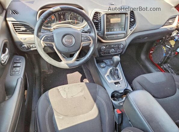 1C4PJMCB1GW359655 2016 JEEP CHEROKEE Red Vista del salpicadero