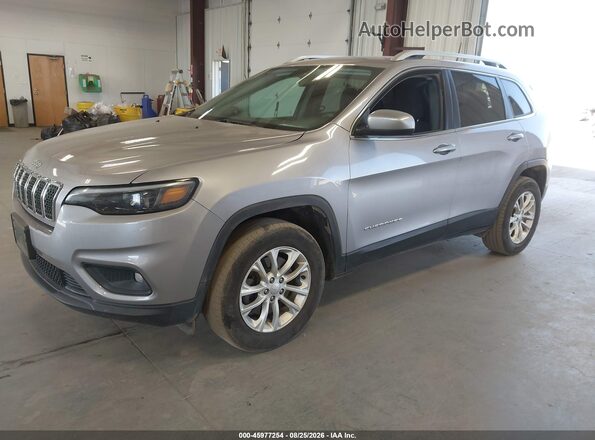 1C4PJMCB3KD464038 2019 JEEP CHEROKEE Silver Առջևի ձախ երեք քառորդ տեսարան