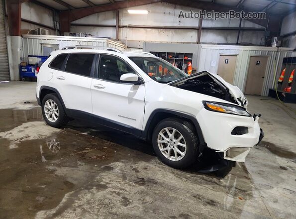 1C4PJMCB4HW655643 2017 JEEP CHEROKEE Белый Передняя правая четверть