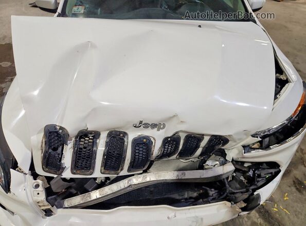 1C4PJMCB4HW655643 2017 JEEP CHEROKEE Белый Вид подкапотного пространства