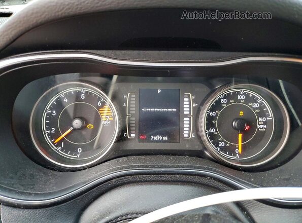 1C4PJMCB4KD349562 2019 JEEP CHEROKEE Green Սարքավորումների վահանակի տեսք