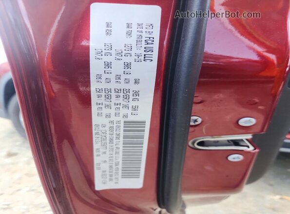 1C4PJMCB9LD550777 2020 JEEP CHEROKEE Red Вид наклейки з VIN-кодом