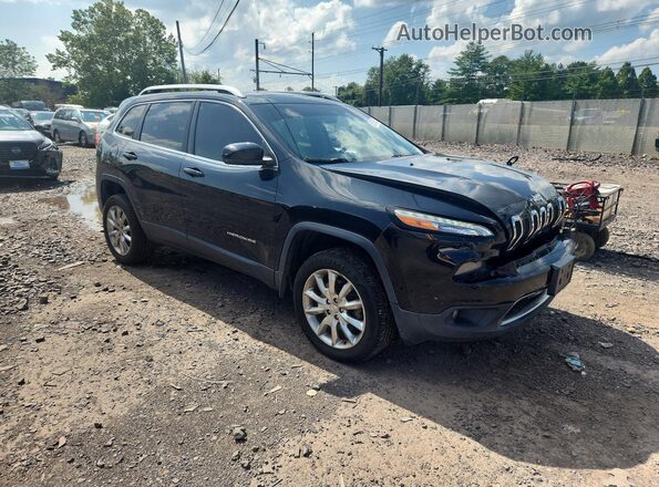 1C4PJMDB2GW244982 2016 JEEP CHEROKEE Черный Передняя правая четверть