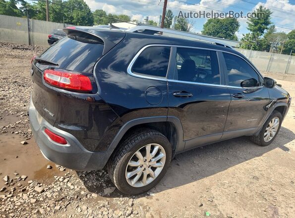 1C4PJMDB2GW244982 2016 JEEP CHEROKEE Черный Задняя правая четверть