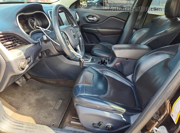 1C4PJMDB2GW244982 2016 JEEP CHEROKEE Черный Вид салона спереди