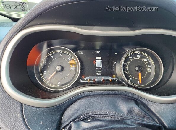 1C4PJMDB2GW244982 2016 JEEP CHEROKEE Черный Вид щитка приборов