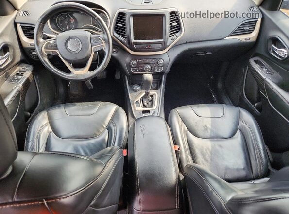 1C4PJMDB5HW525126 2017 JEEP CHEROKEE Gray Вид панелі приладів