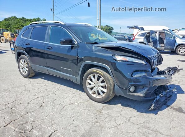1C4PJMDB6HW512045 2017 JEEP CHEROKEE Черный Передняя правая четверть