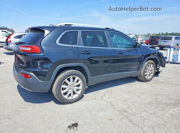 1C4PJMDB6HW512045 2017 JEEP CHEROKEE Черный Задняя правая четверть