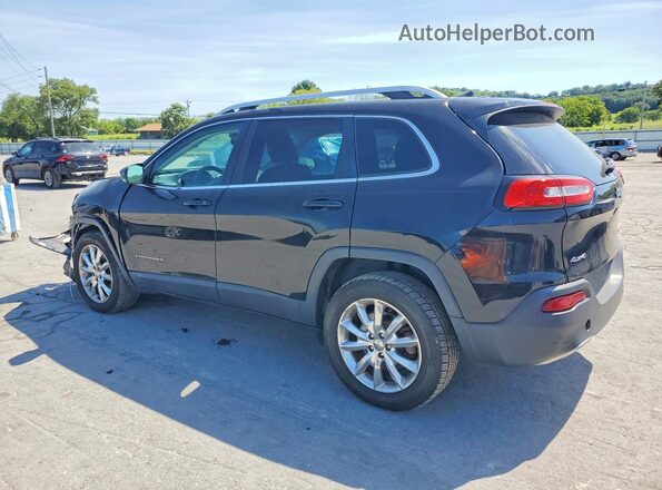1C4PJMDB6HW512045 2017 JEEP CHEROKEE Черный Задняя левая четверть