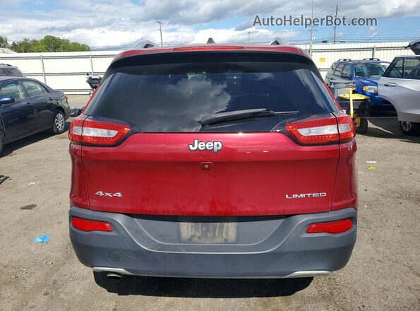 1C4PJMDB6HW545093 2017 JEEP CHEROKEE Red Հետևի տեսք