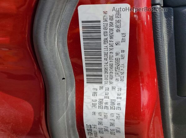 1C4PJMDB6HW545093 2017 JEEP CHEROKEE Red VIN կոդի պիտակի տեսք