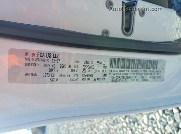 1C4PJMDB7JD608249 2018 JEEP CHEROKEE White Вид підкапотного простору