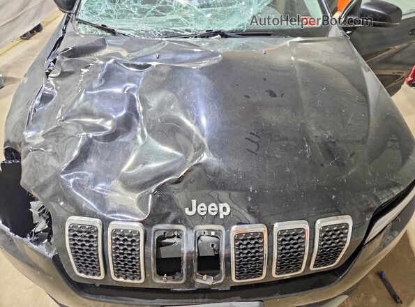 1C4PJMDN1KD460871 2019 JEEP CHEROKEE Black Engine compartment view