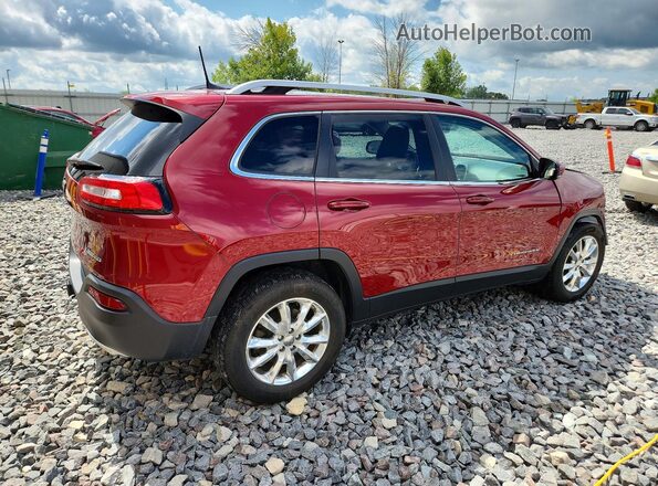 1C4PJMDS6HW546065 2017 JEEP CHEROKEE Red უკანა მარჯვენა