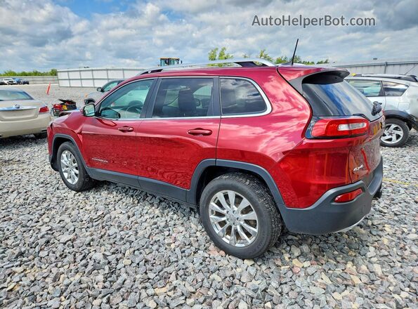 1C4PJMDS6HW546065 2017 JEEP CHEROKEE Red უკანა მარცხენა