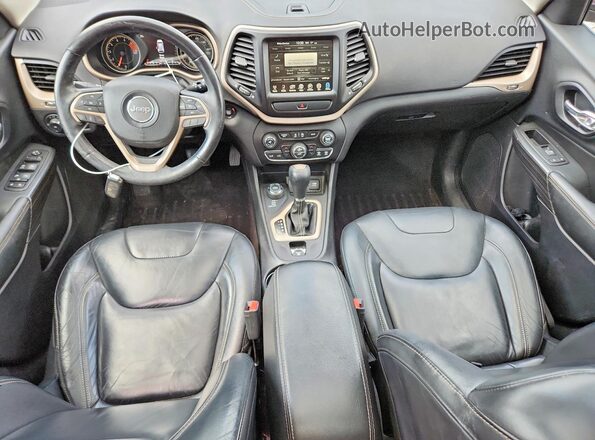 1C4PJMDS6HW546065 2017 JEEP CHEROKEE Red წინა პანელის ხედი