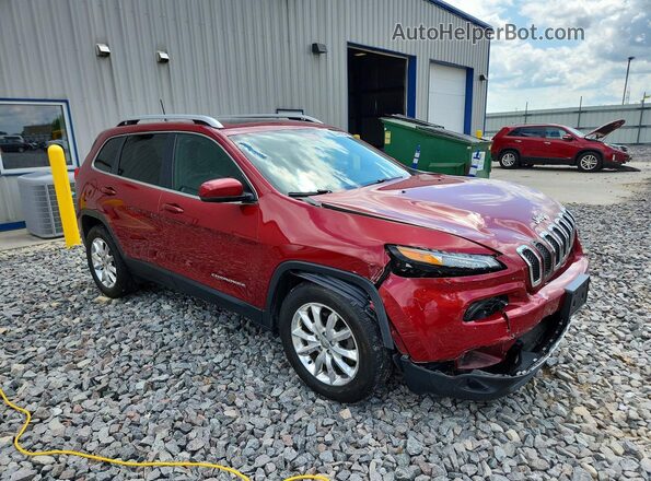 1C4PJMDS6HW546065 2017 JEEP CHEROKEE Red წინა მარჯვენა