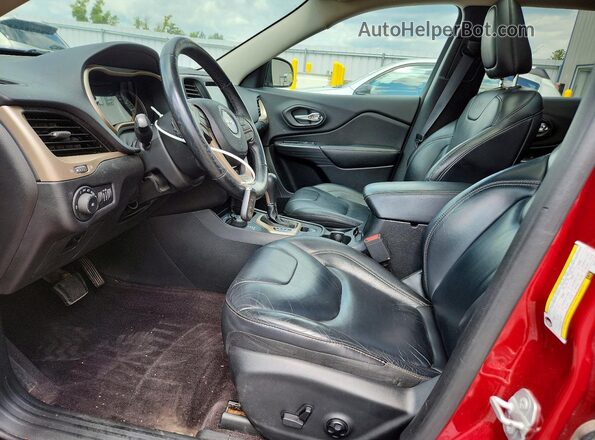 1C4PJMDS6HW546065 2017 JEEP CHEROKEE Red წინა სალონის ხედი
