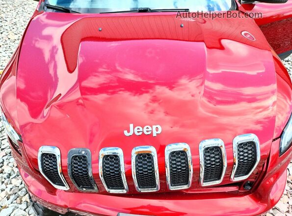 1C4PJMDS6HW546065 2017 JEEP CHEROKEE Red უკანა სალონის ხედი