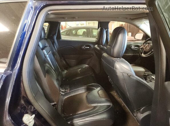 1C4PJMDS8GW333777 2016 JEEP CHEROKEE Blue Вид задньої частини салону